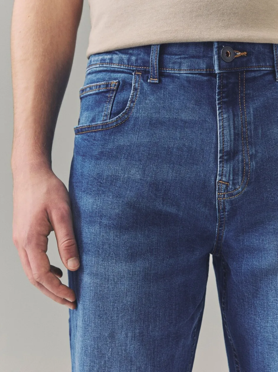 Jeans|Next Blue Authentic - Rechte, klassieke jeans met stretch