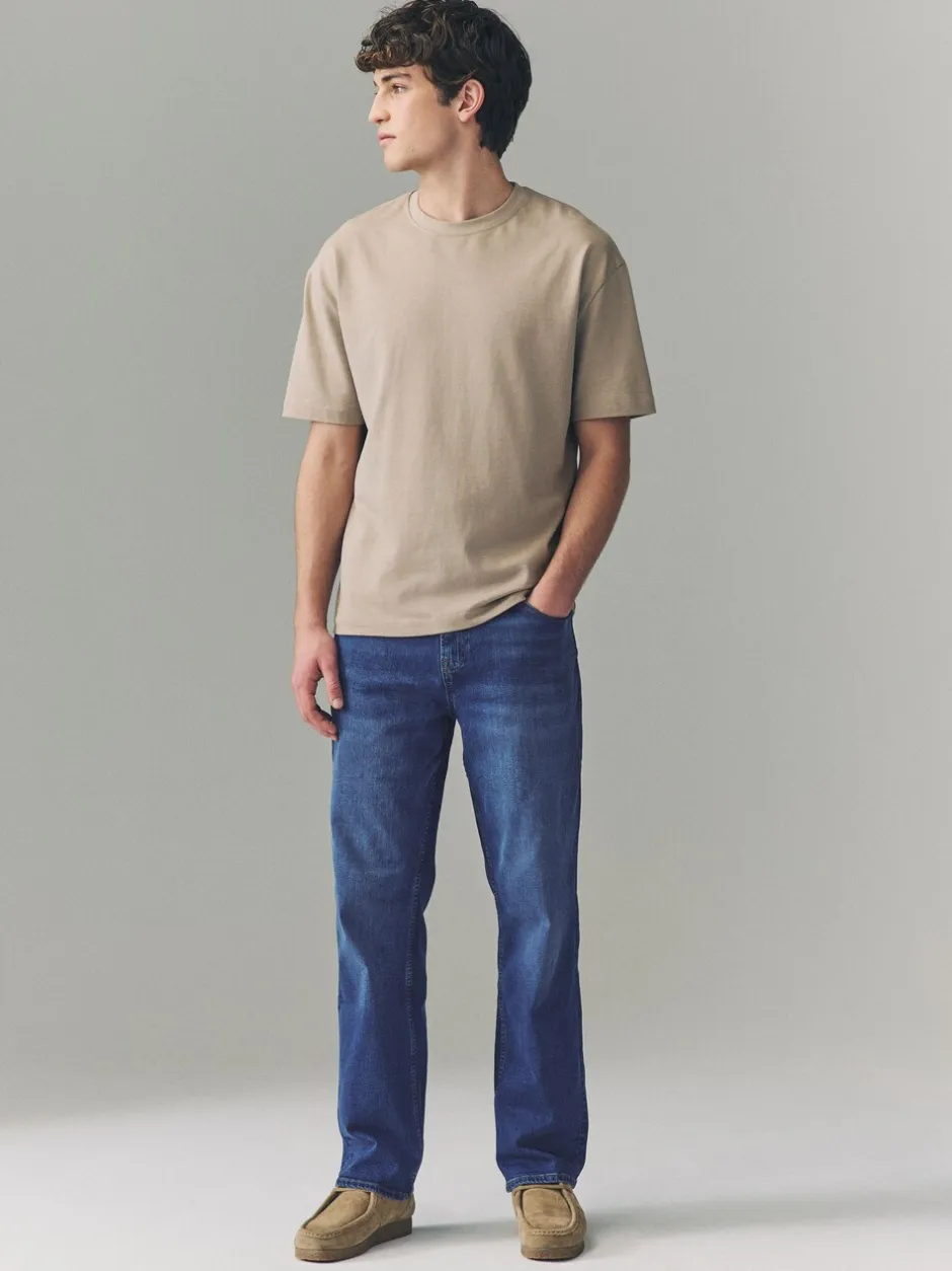 Jeans|Next Blue Authentic - Rechte, klassieke jeans met stretch