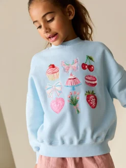 Sweaters En Hoody´S*Next - Sweatshirt (3 - 16 jr) Blue Beaded Cake