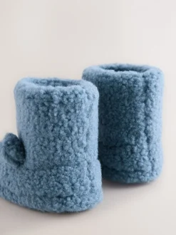 Pantoffels*Next Blue Borg - Cosy Bear Slipper Boots
