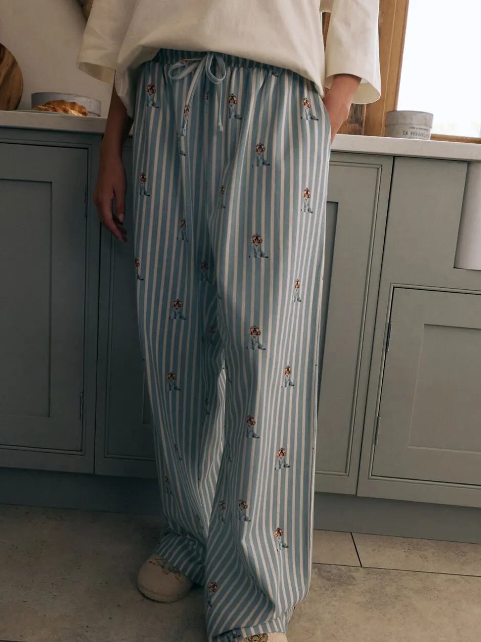 Pyjama's|Alle Nacht- En Loungekleding|Next Blue Charlie The Cockapoo - Tricot pyjama met korte mouwen