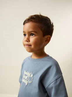Tops|T-Shirts*Next Blue Daddy's Best Buddy - Short Sleeve Small Graphic T-Shirt (3mths-7yrs)