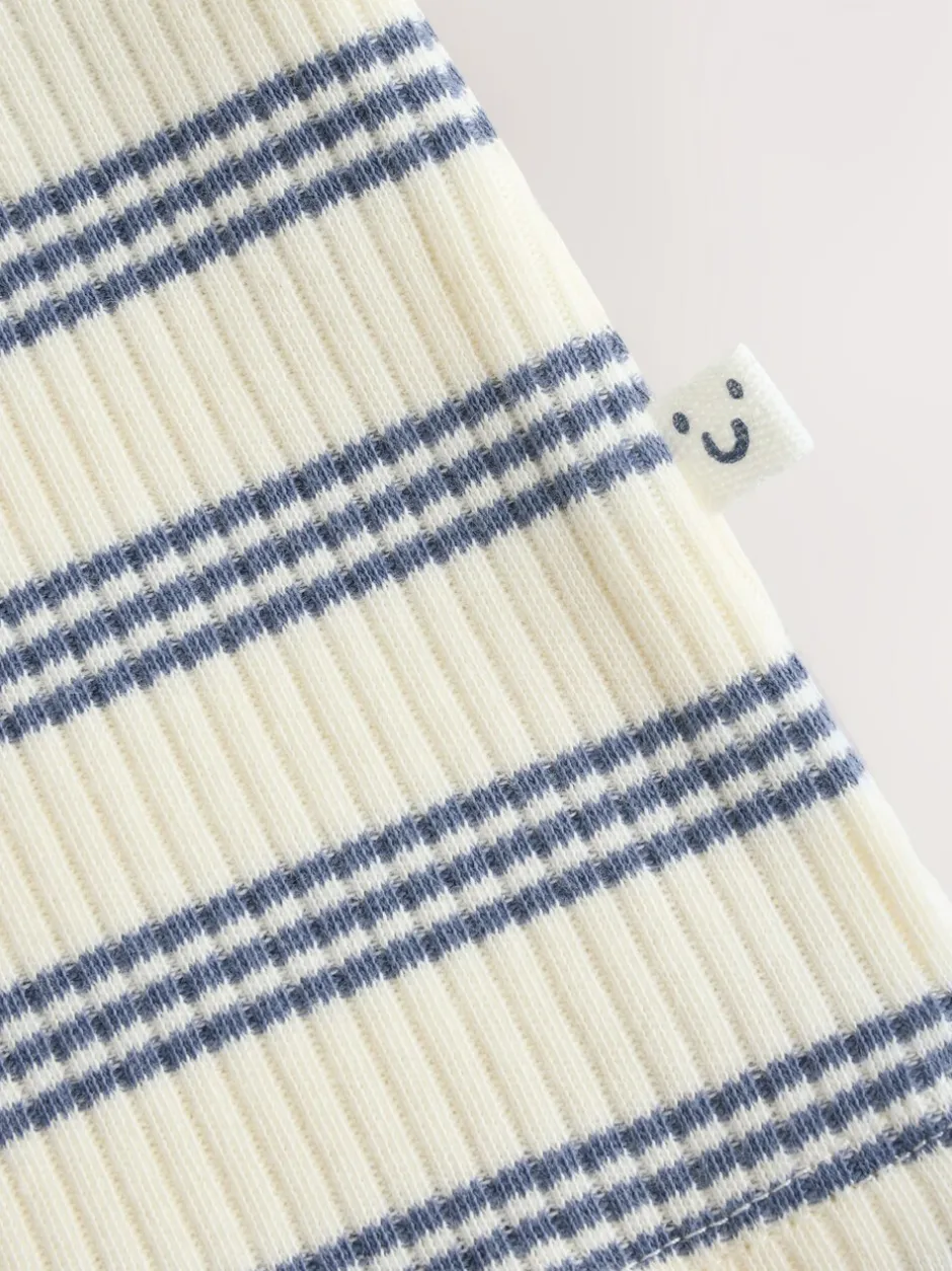 Rompertjes En Tuinbroeken*Next - Jersey babyrompertje Blue Striped I love my Daddy