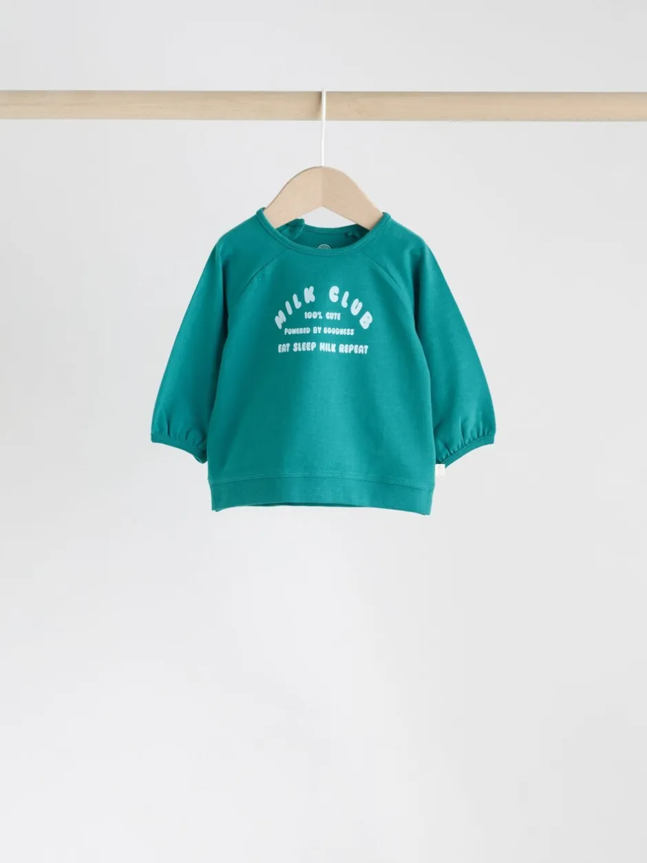 Sets En Combisets|Multipacks|Next - Baby Top & Leggings 6 Piece Set (0mths-3yrs) Blue/Green Milk Club