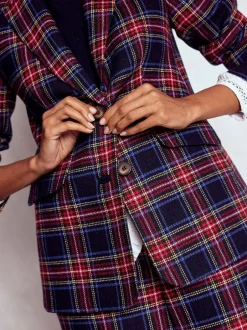 Kostuums En Werkkleding|Boden Stamford Wool-Blend Check Blazer