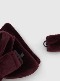 Stropdassen En Pochets*Reiss Bordeaux - Hike vlinderstrik van fluweel