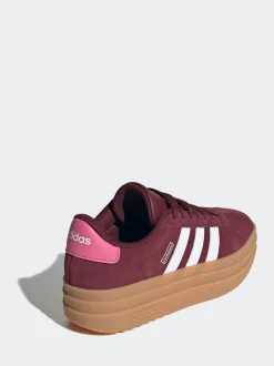 Sneakers|adidas Bordeauxrood - VL Court Bold Lace Junior Trainers
