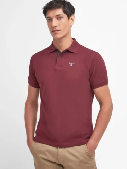 Poloshirts|Barbour Bordeauxrood - ® Classic poloshirt