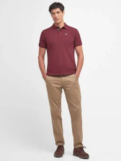 Poloshirts|Barbour Bordeauxrood - ® Classic poloshirt