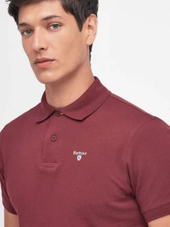 Poloshirts|Barbour Bordeauxrood - ® Classic poloshirt