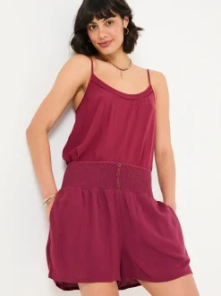 Shorts|Fat Face - FatFace Flippy Shorts Bordeauxrood