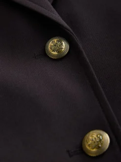 Kostuums En Werkkleding|Next Bordeauxrood - Fitted Single Breasted Blazer