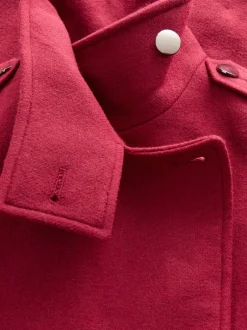 Jassen En Jacks*Next - Formele jas met colkraag Bordeauxrood