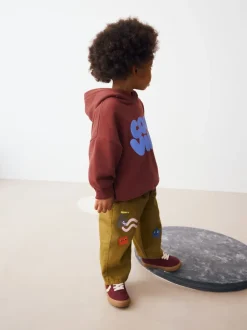 Sweaters En Hoody´S|Next Bordeauxrood - Hoodie met lange mouwen en print (3mnd-7jr)