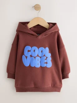 Sweaters En Hoody´S|Next Bordeauxrood - Hoodie met lange mouwen en print (3mnd-7jr)