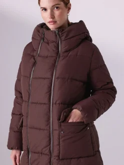 Jassen En Jacks|Moederschap|Next - Maternity Shower Resistant Coat Bordeauxrood