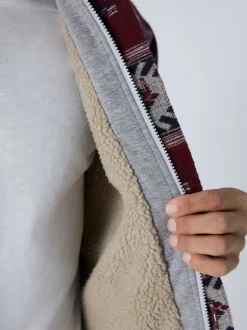 Blazers En Business-Jasjes|Next Bordeauxrood - Navajo Style Shacket