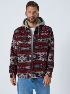 Blazers En Business-Jasjes|Next Bordeauxrood - Navajo Style Shacket