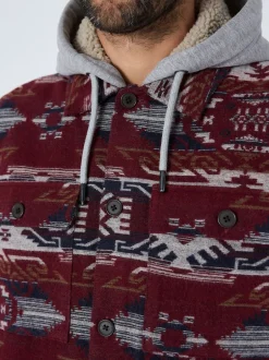 Blazers En Business-Jasjes|Next Bordeauxrood - Navajo Style Shacket