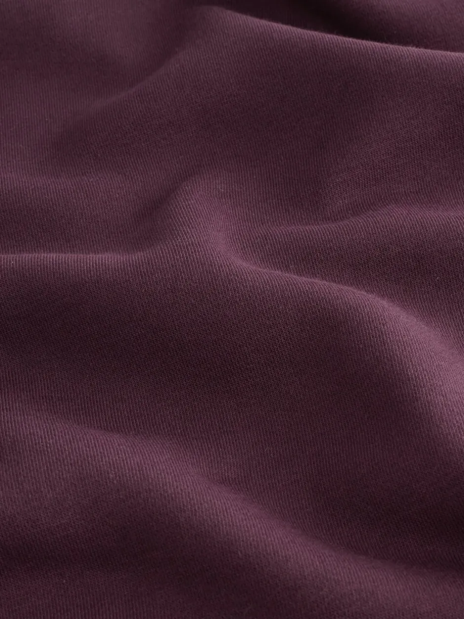 Sweaters En Hoody´S|Sweaters En Hoody´S*Next Bordeauxrood - Normale Pasvorm - Heavyweight Cotton Rich Crew Neck Sweatshirt