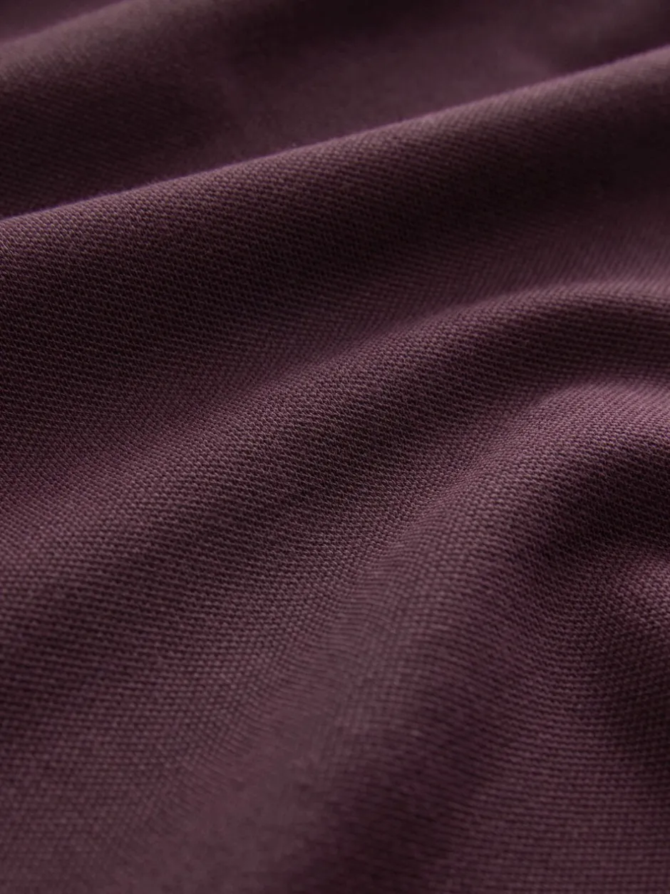 Poloshirts|T-Shirts En Hemden*Next Bordeauxrood - Normale Pasvorm - Piqué poloshirt met korte mouwen