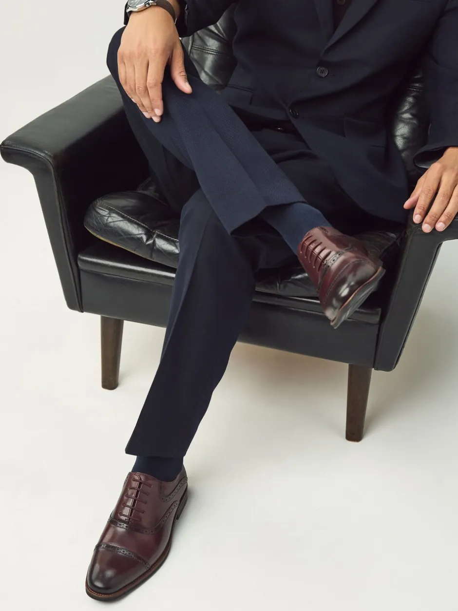 Schoenen|Formele Schoenen*Next - Oxford-schoenen met neusstuk Bordeauxrood