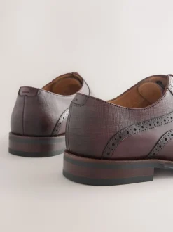 Schoenen|Formele Schoenen*Next - Oxford-schoenen met neusstuk Bordeauxrood