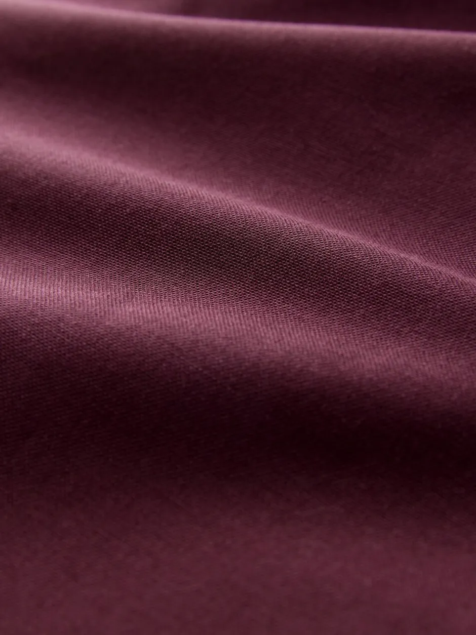 Formele Overhemden|Shirts|Next Bordeauxrood - Oxford-stretchoverhemd met lange mouwen