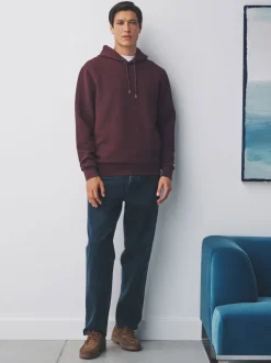 Sweaters En Hoody´S|Sweaters En Hoody´S|Next Bordeauxrood - Pullover-hoody met textuur