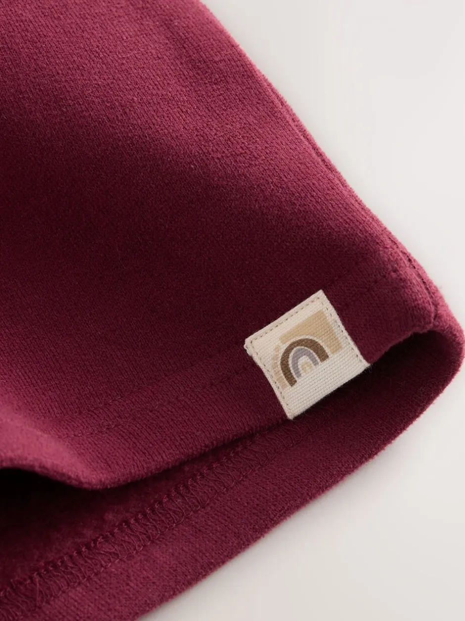 Jurken|Jurken*Next - Relaxte sweaterjurk (3mnd-7jr) Bordeauxrood