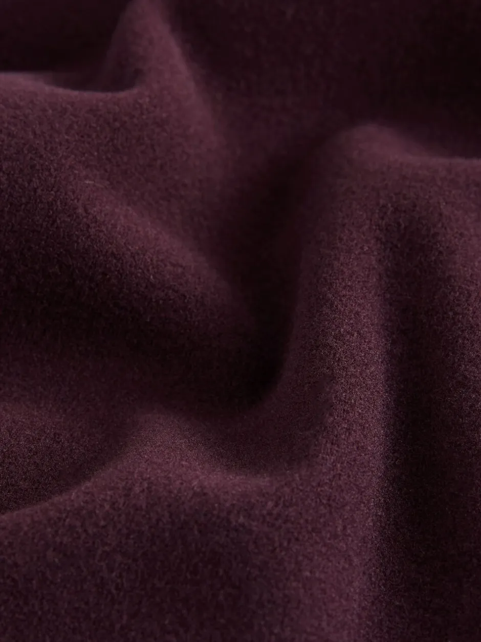 Jassen En Jacks|Next - Soft Touch Quarter Zip Neck Fleece Bordeauxrood