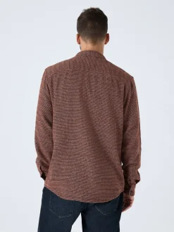 Jassen En Jacks|Shirts*Next - Textured Shacket Overshirt Bordeauxrood