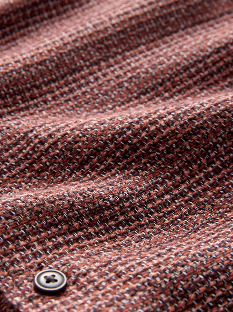 Jassen En Jacks|Shirts*Next - Textured Shacket Overshirt Bordeauxrood