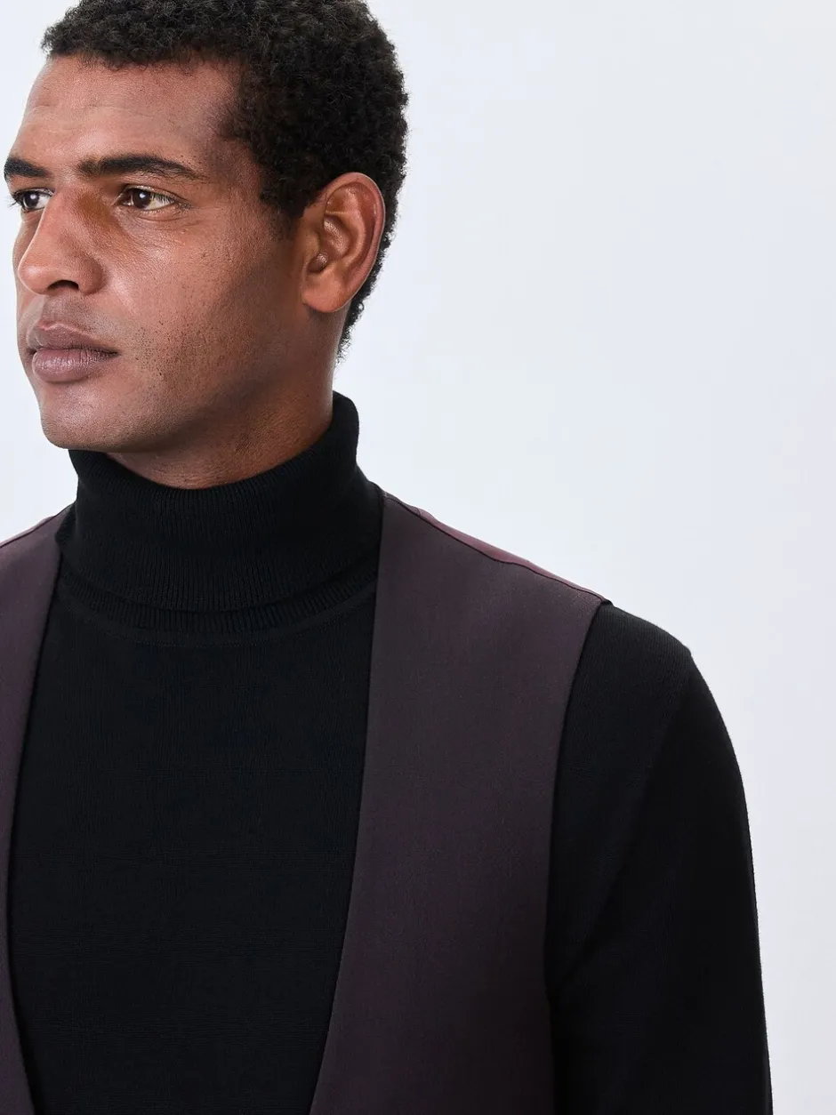 Vesten*Next Bordeauxrood - Tuxedo Suit Waistcoat