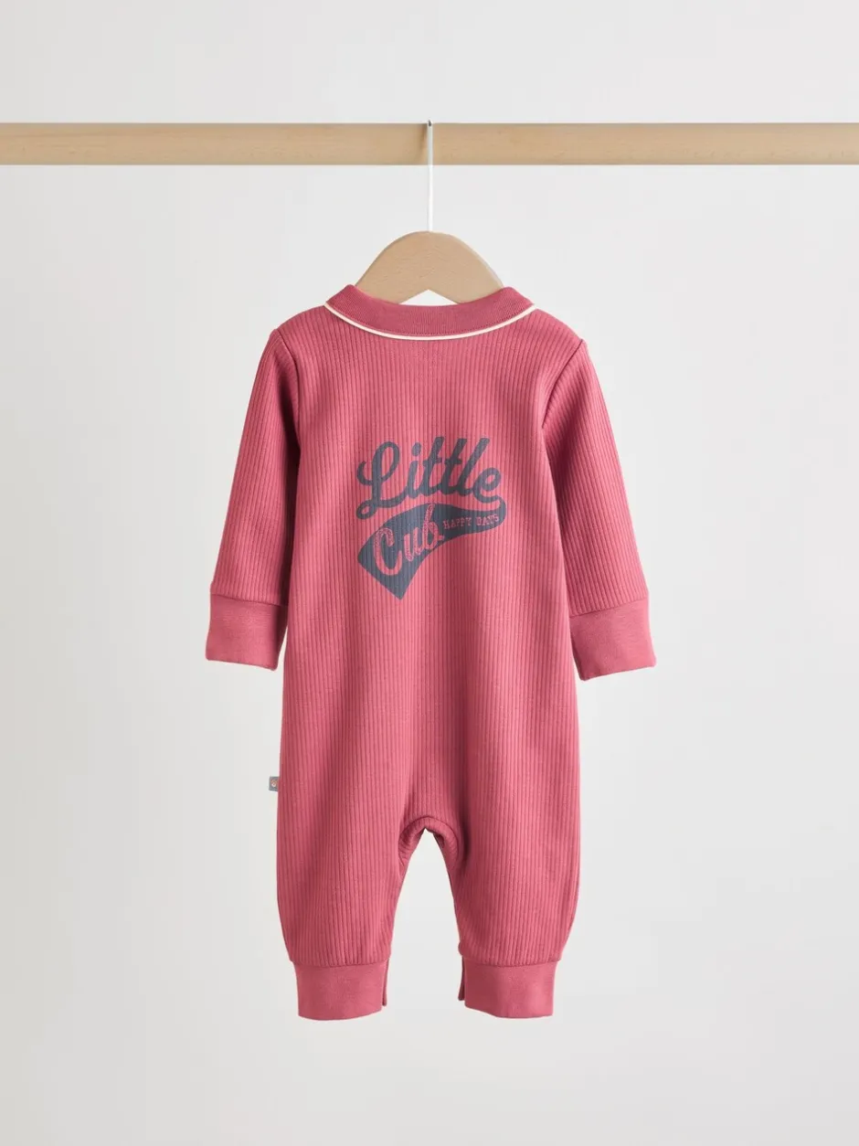 Babypakjes En Babypyjama's*Next Bordeauxrood - Verpakking van 3 babypyjama's (0 mnd-3 jr)