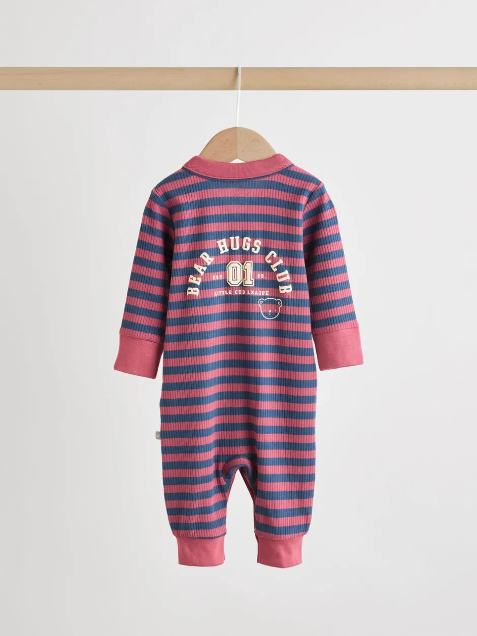 Babypakjes En Babypyjama's*Next Bordeauxrood - Verpakking van 3 babypyjama's (0 mnd-3 jr)
