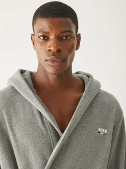 Kamerjassen En Badjassen|BOSS Towelling Hooded Robe