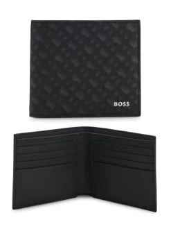 Portemonnees|BOSS Zair Signature Logo Billfold Wallet