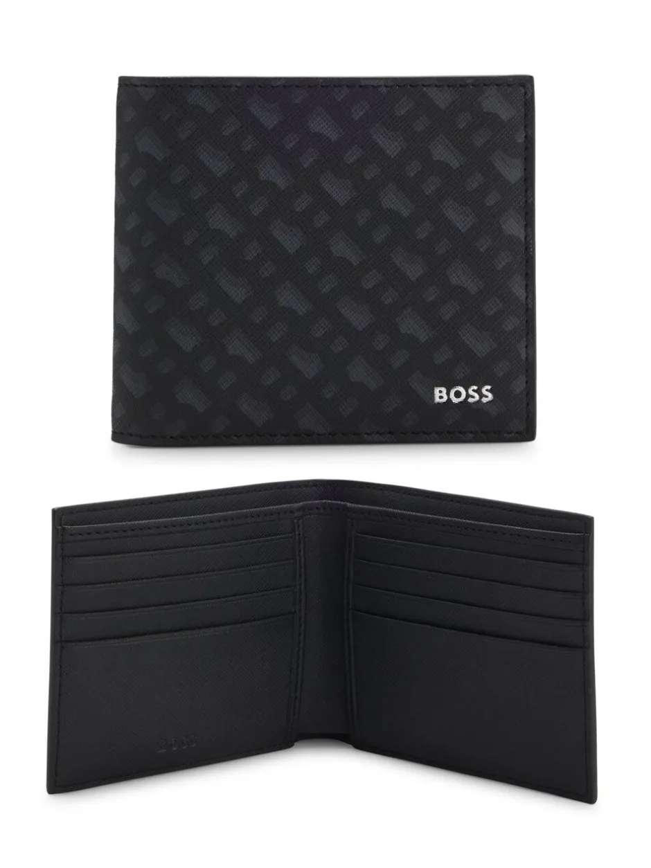 Portemonnees|BOSS Zair Signature Logo Billfold Wallet