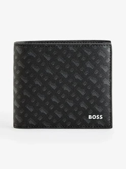 Portemonnees*BOSS Zair Signature Logo Billfold Wallet