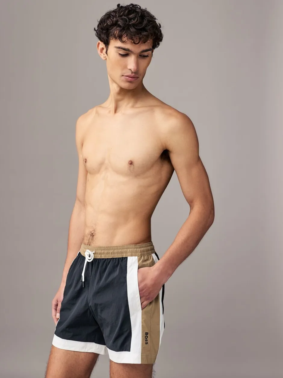 Badkleding*BOSS Zwemshorts met kleurvlakken