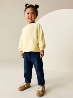 Truien En Breisels|Sweaters En Hoody´S*Next Boter Geel - Sweatshirt met ronde hals (3 mnd-7 jr)