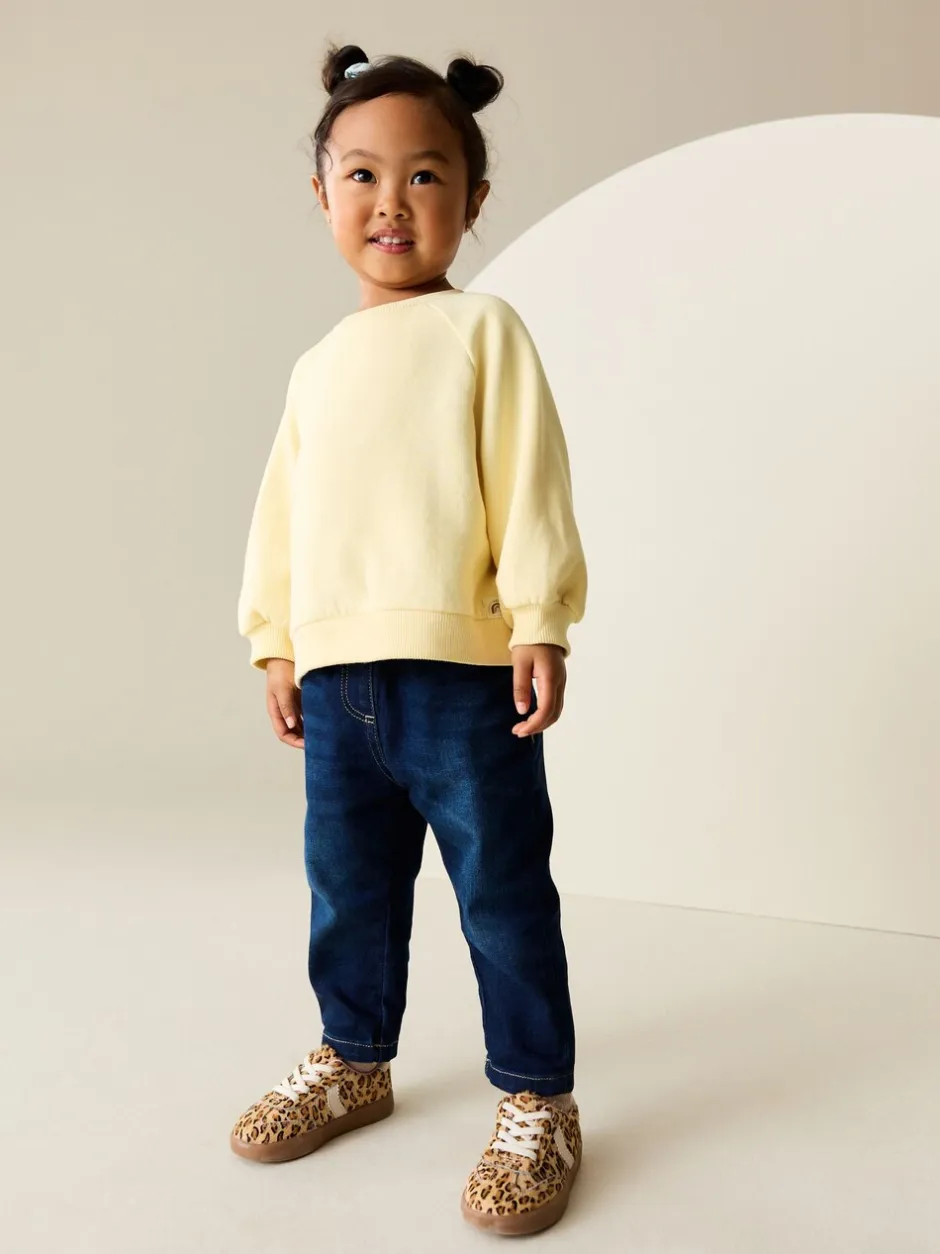 Truien En Breisels|Sweaters En Hoody´S*Next Boter Geel - Sweatshirt met ronde hals (3 mnd-7 jr)