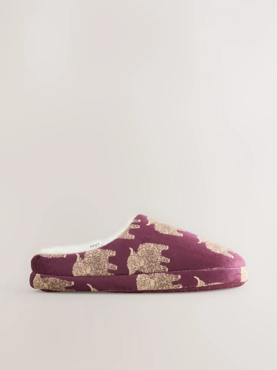 Pantoffels|Alle Nacht- En Loungekleding|Next Bourgondische Hamish The Highland Cow - Pantoffels