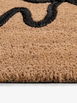 Deurmatten|Vloerkleden En Lopers*Next Braided Bow Coir Doormat Zwart
