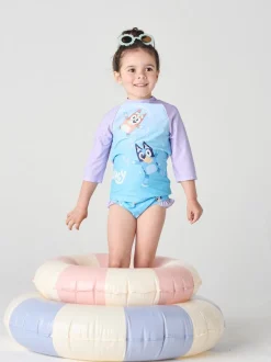 Badkleding|Brand Threads Bluey zwemset voor meisjes