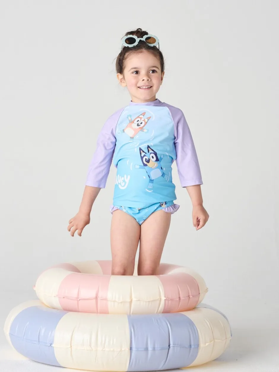 Badkleding|Brand Threads Bluey zwemset voor meisjes