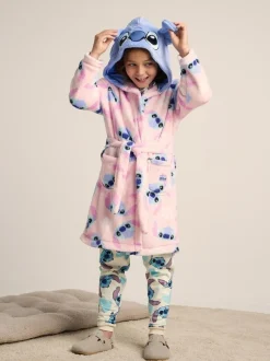 Kamerjassen|Brand Threads Girls Disney Stitch Dressing Gown