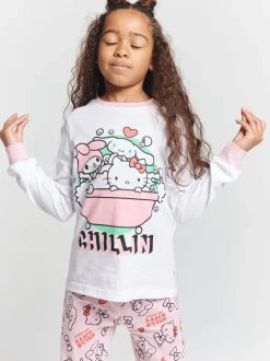 Nachtkleding En Pyjama's|Pyjama's*Brand Threads Girls Hello Kitty Pyjamas Set
