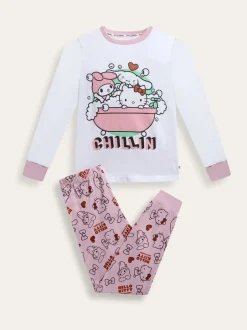 Nachtkleding En Pyjama's|Pyjama's*Brand Threads Girls Hello Kitty Pyjamas Set